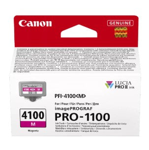 Canon Cartuccia Magenta M PFI-4100 per Canon Pro-1100 Canon Cartuccia Magenta M PFI-4100 per Canon Pro-1100